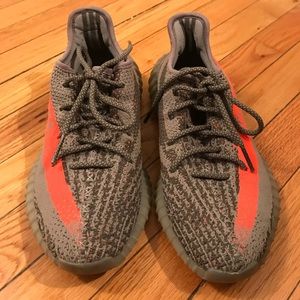Yeezy adidas original boost 350V2 grey orange
